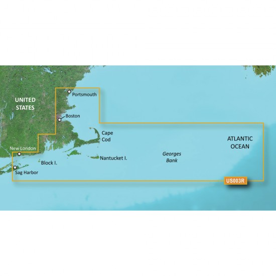 Garmin BlueChart g3 Vision HD - VUS003R - Cape Cod - microSD/SD