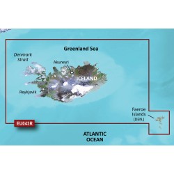 Garmin BlueChart g3 Vision HD - VEU043R - Iceland & Faeroe Islands - microSD/SD
