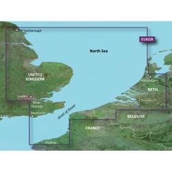 Garmin BlueChart g3 HD - HXEU002R - Dover to Amsterdam & England Southeast - microSD/SD