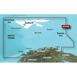 Garmin BlueChart g3 HD - HXEU054R - Vestfjd - Svalbard - Varanger - microSD/SD