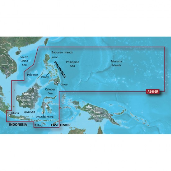 Garmin BlueChart g3 HD - HXAE005R - Phillippines - Java - Mariana Islands - microSD/SD