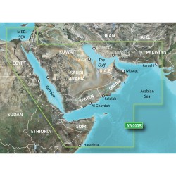 Garmin BlueChart g3 HD - HAW005R - The Gulf & Red Sea - microSD/SD