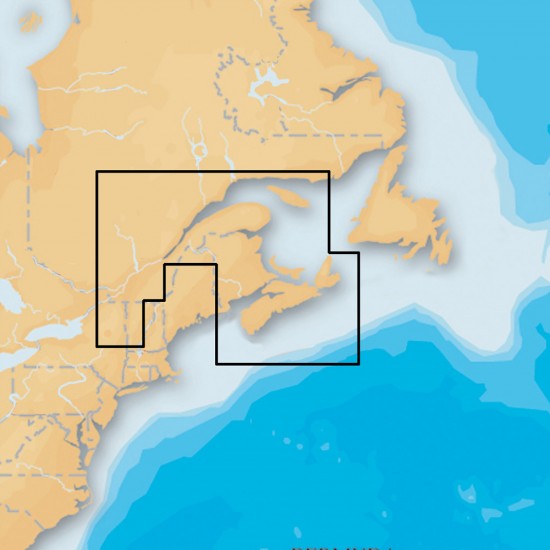 Navionics Platinum+ - Nova Scotia & St. Lawrence River - microSD/SD