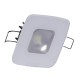 Lumitec Square Mirage Down Light - White Dimming, Red/Blue Non-Dimming - Glass Housing - No Bezel