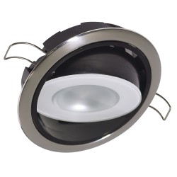 Lumitec Mirage Positionable Down Light - White Dimming - Polished Bezel