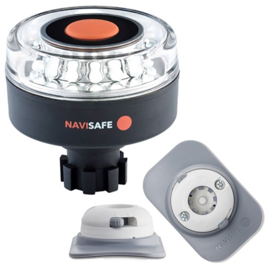 Navisafe Navilight 360 Degree 2NM w/Navibolt Base & RIB Mount - White