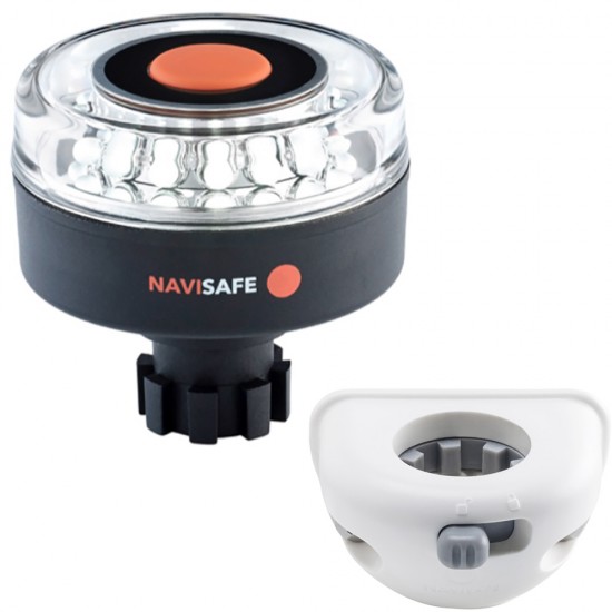 Navisafe Navilight 360 Degree 2NM w/Navibolt Base & Vertical Mount - White