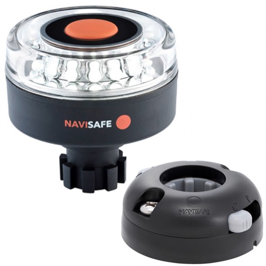 Navisafe Navilight 360 Degree 2NM w/Navibolt Base & Horizontal Mount - Black