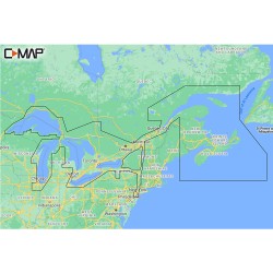 C-MAP M-NA-Y201-MS Great Lakes To Nova Scotia REVEAL Coastal Chart