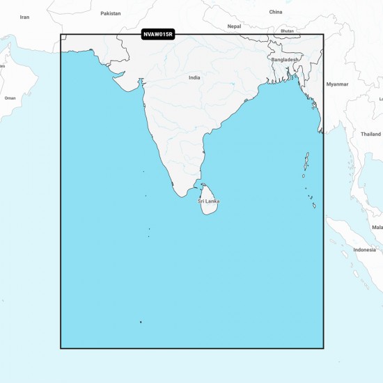 Garmin Navionics Vision+ NVAW015R - Indian Subcontinent - Marine Chart