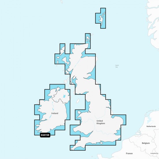 Garmin Navionics Vision+ NVEU072R - U.K. & Ireland Lakes & Rivers - Inland Marine Chart