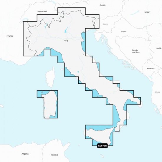 Garmin Navionics Vision+ NVEU073R - Italy, Lakes & Rivers - Marine Chart