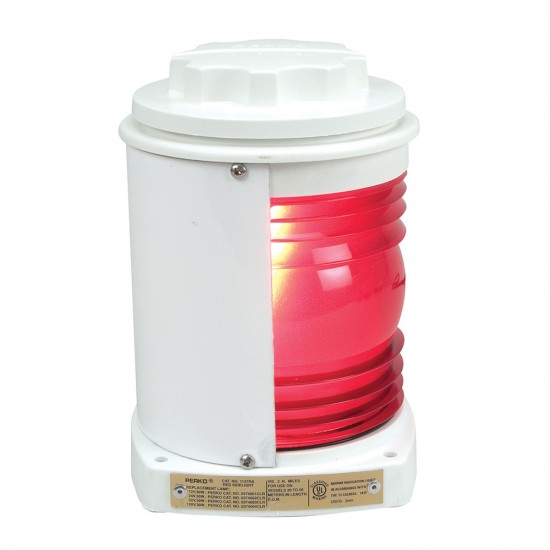 Perko White Plastic Red Side Light