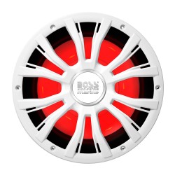 Boss Audio MRG10W 10" Marine 800W Subwoofer with Multicolor Lighting - White