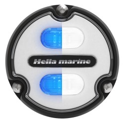 Hella Marine Apelo A1 Blue/White Underwater Light - 1800 Lumens - Black w/ White Lens