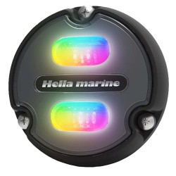 Hella Marine Apelo A1 RGB Underwater Light - 1800 Lumens - Black w/ Charcoal Lens
