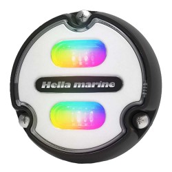 Hella Marine Apelo A1 RGB Underwater Light - 1800 Lumens - Black w/ White Lens