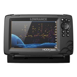 Lowrance Hook Reveal 7 Combo with TripleShot™ Transom Mount & C-MAP Contour™+ Card