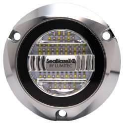 Lumitec SeaBlazeX2 Spectrum LED Underwater Light RGBW Polished Housing