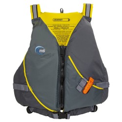 MTI Journey Life Jacket with Pocket - Charcoal/Black - X-Small/Small