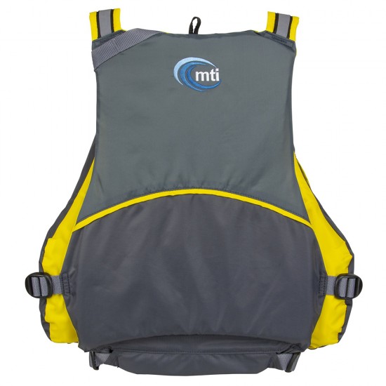 MTI Journey Life Jacket with Pocket - Charcoal/Black - Medium/Large