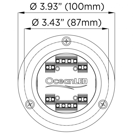 OceanLED Sport Series S3124s Underwater Light - Dual Color