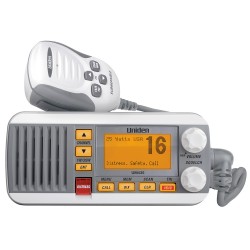 Uniden UM435 Fixed Mount Marine Radio - White