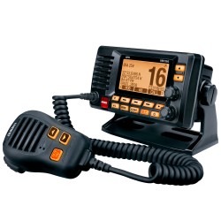 Uniden UM725 Fixed Mount Marine VHF Radio w/GPS and Bluetooth - Black
