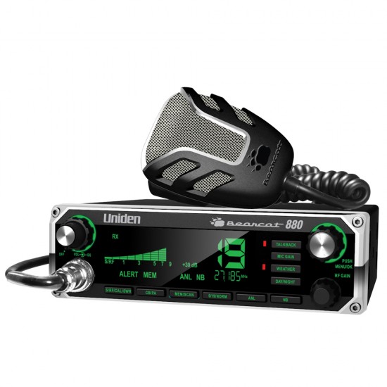 Uniden Bearcat 880 CB Radio w/7 Color Display Backlighting