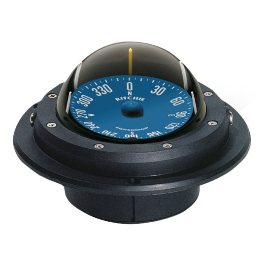 Ritchie RU-90 Voyager Compass - Flush Mount - Black