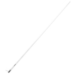 Shakespeare 5101 8' Classic VHF Antenna w/15' RG-58 Cable - White