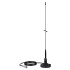 Shakespeare VHF 19" 5218 Black SS Whip Antenna - Magnetic Mount