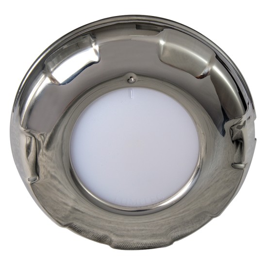 Lumitec Aurora - LED Dome Light - Polished SS Finish - 2-Color White/Red Dimming Lumitec Aurora - LED Dome Light - Polished SS Finish - 2-Color White/Red Dimming