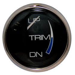 Faria Chesapeake Black 2" Trim Gauge (Mercury / Mariner / Mercruiser / Volvo DP / Yamaha '01 and newer) Faria Chesapeake Black 2" Trim Gauge (Mercury / Mariner / Mercruiser / Volvo DP / Yamaha '01 and newer)