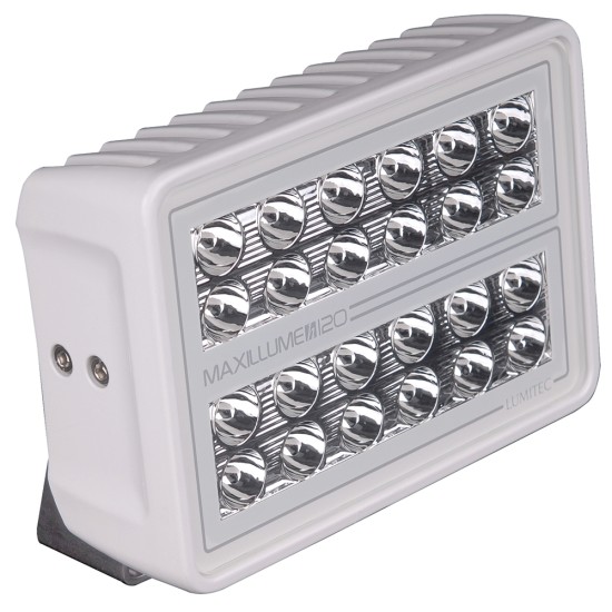 Lumitec Maxillume h120 - Trunnion Mount Flood Light - White Housing - White Dimming Lumitec Maxillume h120 - Trunnion Mount Flood Light - White Housing - White Dimming