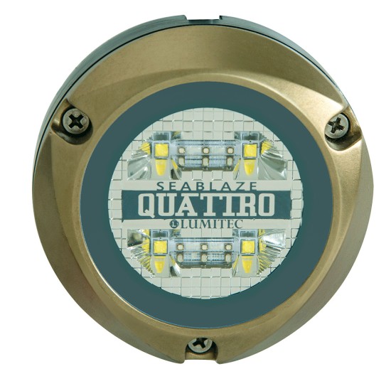 Lumitec Zambezi Quattro Surface Mount Underwater Light - White/Blue Lumitec Zambezi Quattro Surface Mount Underwater Light - White/Blue