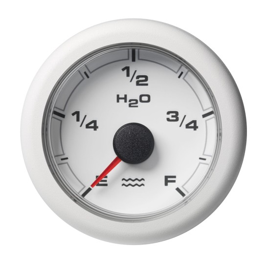 Veratron 52MM (2-1/16") OceanLink Fresh Water Empty Gauge - White Dial & Bezel Veratron 52MM (2-1/16") OceanLink Fresh Water Empty Gauge - White Dial & Bezel