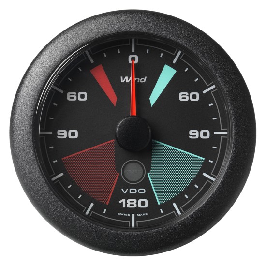 Veratron 3-3/8" (85MM) OceanLink Apparent/True Wind Angle Gauge - Black Dial & Bezel Veratron 3-3/8" (85MM) OceanLink Apparent/True Wind Angle Gauge - Black Dial & Bezel