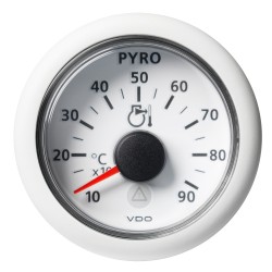 Veratron 52 MM (2-1/16") ViewLine Pyrometer - 100 Degree to 900 Degree C - White Dial & Bezel