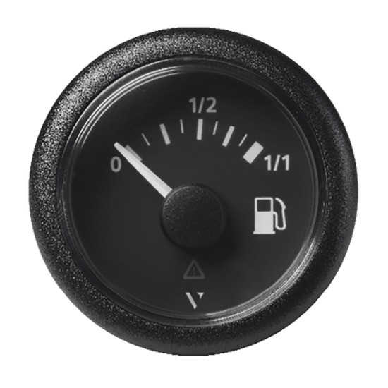 Veratron 52mm (2-1/16") ViewLine Fuel Tank Level Gauge - 0 to 1/1 - Black Dial & Round Bezel Veratron 52mm (2-1/16") ViewLine Fuel Tank Level Gauge - 0 to 1/1 - Black Dial & Round Bezel