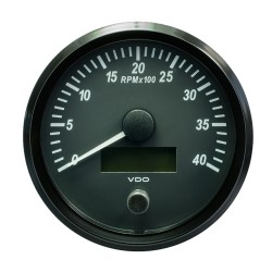 VDO SingleViu 100mm (4") Tachometer - 4000 RPM VDO SingleViu 100mm (4") Tachometer - 4000 RPM