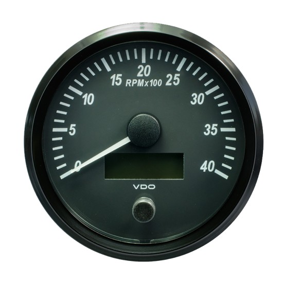 VDO SingleViu 100mm (4") Tachometer - 4000 RPM VDO SingleViu 100mm (4") Tachometer - 4000 RPM